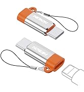 Light-ning to USB C Adapter 2 Pack,Light-ning Female to USB C Male Adapter,PD27W/66W Fast Chargin...