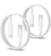USB C to USB C Cable 3FT 60W Type C Charger Woven Fast Charging Cord for Apple iPhone 17 16 15 Pr...