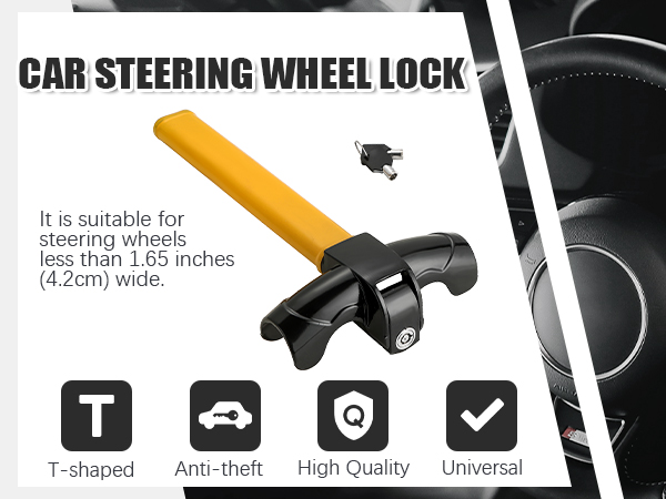 Universal Car Steering Wheel Lock