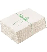 100 Sheets Deckled Edge Paper 5x7 inches, 160 GSM Handmade Paper, Rough/Textured Watercolor Paper...