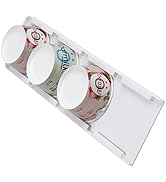 Yogurt Organizer for Fridge, Yogurt Holder for Refrigerator Greek and Vegan Yogurt Organizer Slid...