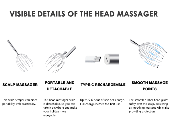 head scalp massager