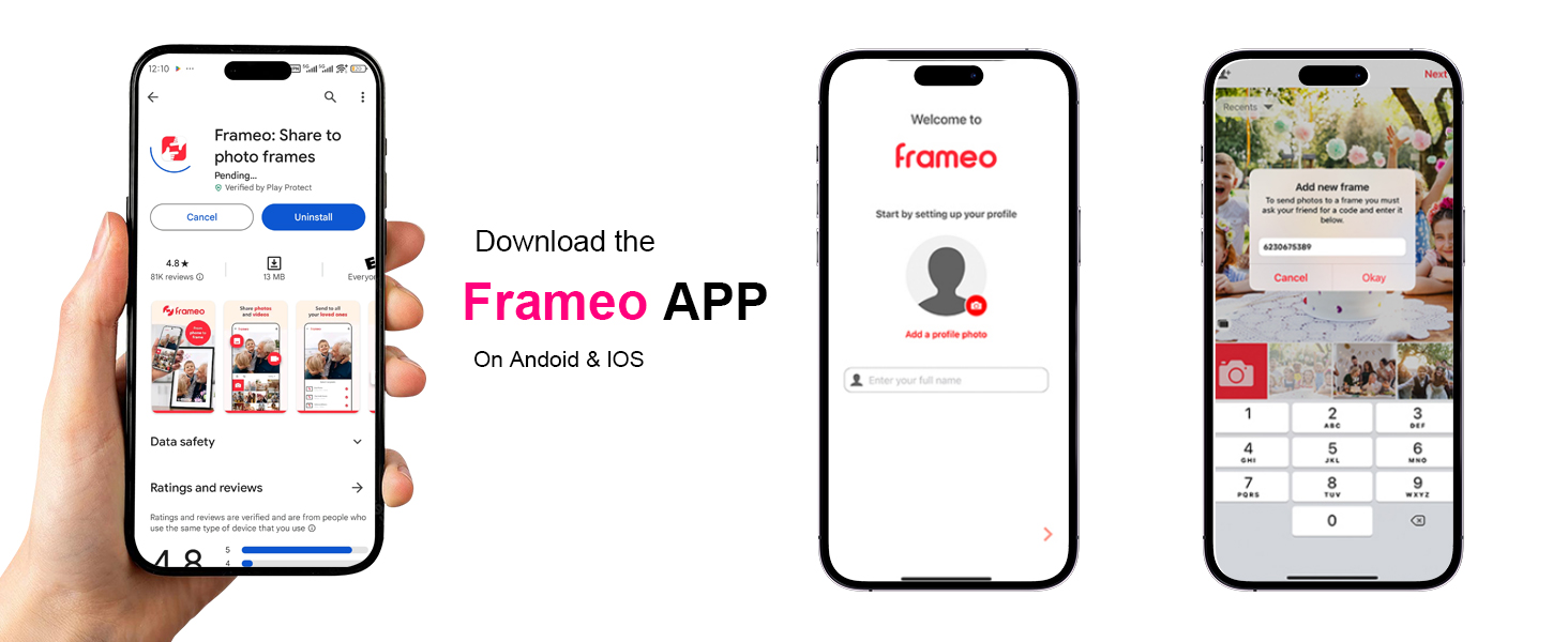 electronic photo frame slideshow