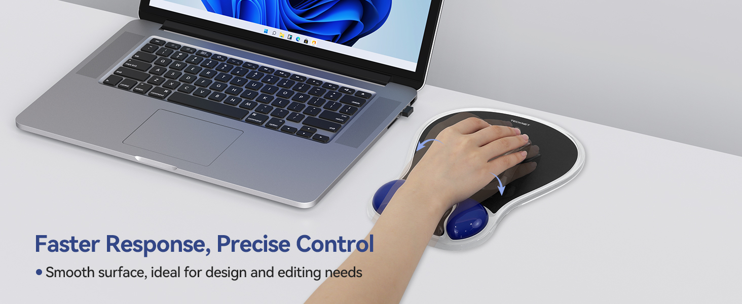 mouse pad with wrist rest