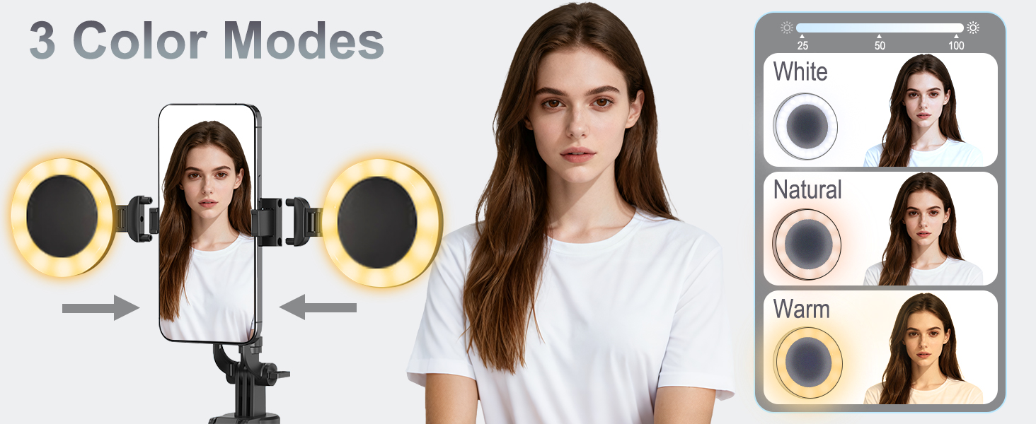 tripod for iphone with light