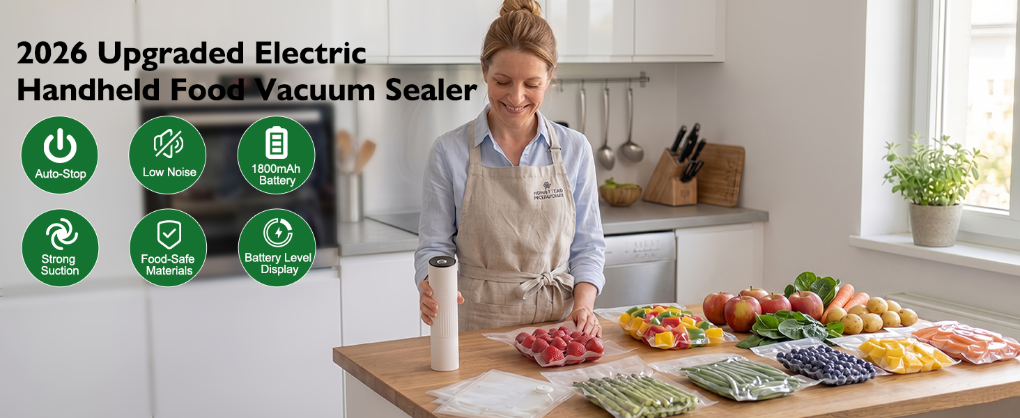 handheld vacuum sealer for food