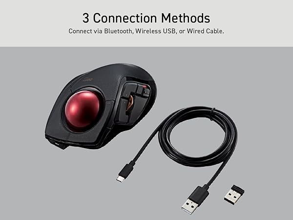 Deft Pro Trackball 3 Connection Methods