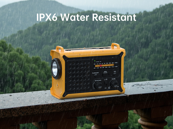 emergency crank radio