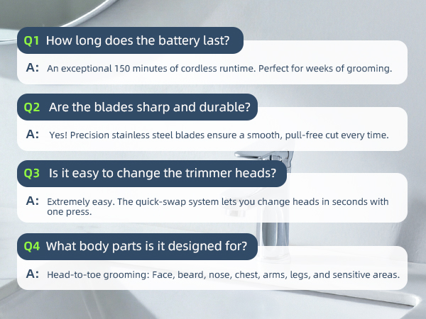 beard trimmer for men mens grooming kits hair clippers manscape body hair trimmer for men