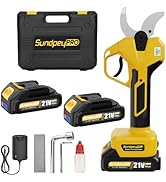 SundpeyPRO Cordless Electric Pruning Shears - Max 2" Cutting Diameter Brushless Pruning Shears wi...
