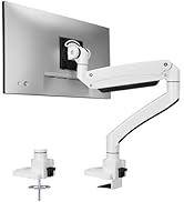 SIIG Ultra Heavy Duty Single Monitor Arm Desk Mount with USB A/C for Ultrawide Monitors up to 57 ...