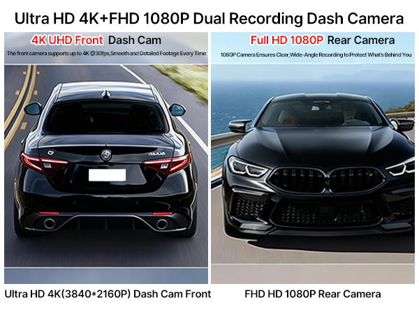 4K dash camera for cars
