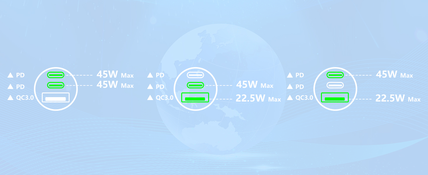 MFi Certified 3-Port 67W USB-C + USB-A Power Cigarette Lighter iPhone 16 Car Charger Fast Charging