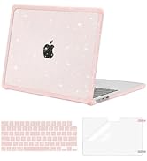 MOSISO Compatible with MacBook Air 13 inch Case 2024 2023 2022 M3 A3113 M2 A2681, Anti-Cracking H...