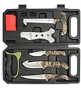 MOSSY OAK Hunting Field Dressing Kit - Portable Butcher Game Processor Set (8-piece)
