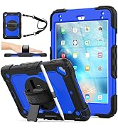 SEYMAC stock Case for iPad Mini 5/4, Protection [Full-Body] Case with 360 Degrees Rotating Stand ...