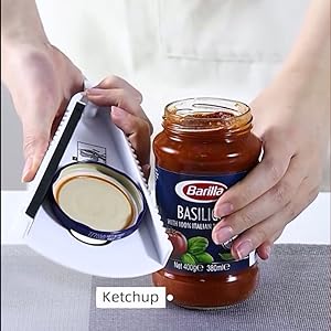 Open Ketchup jar lid