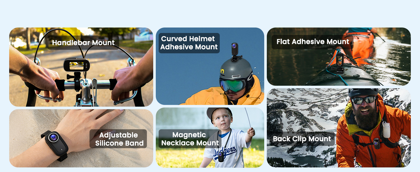 Mount Your Way Action Camera