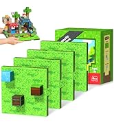 Annexfun Magnetic Blocks Base Plate,4PCS Magnetic Cubes Base-Plate for Magnetic Building Blocks P...