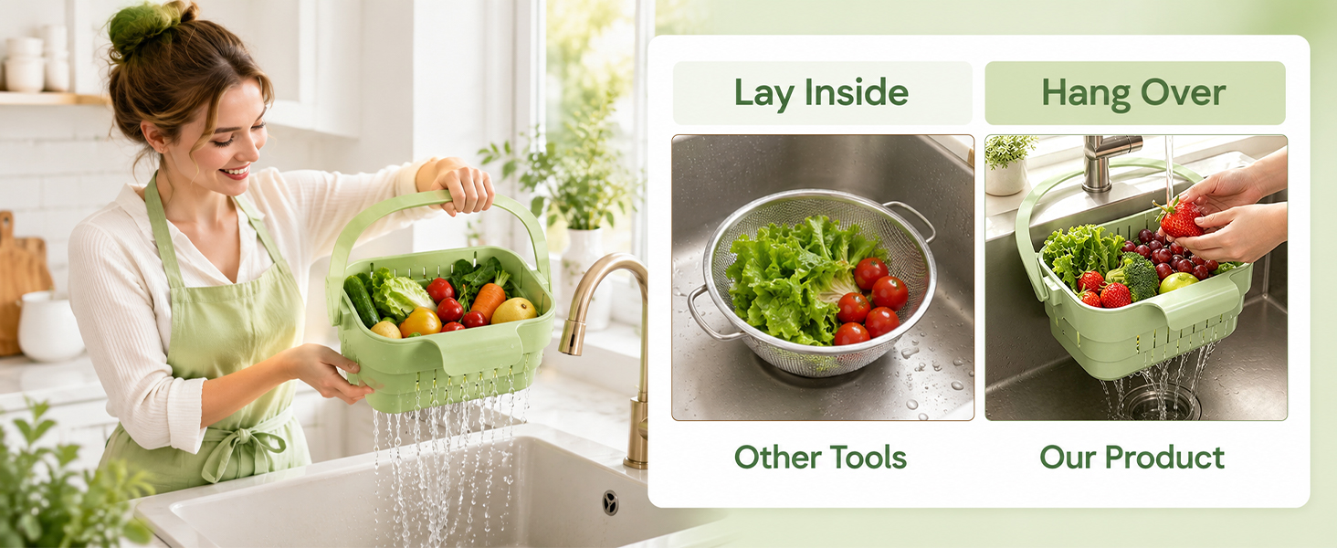 Lay Inside / Hang over Other Tools / Our Product