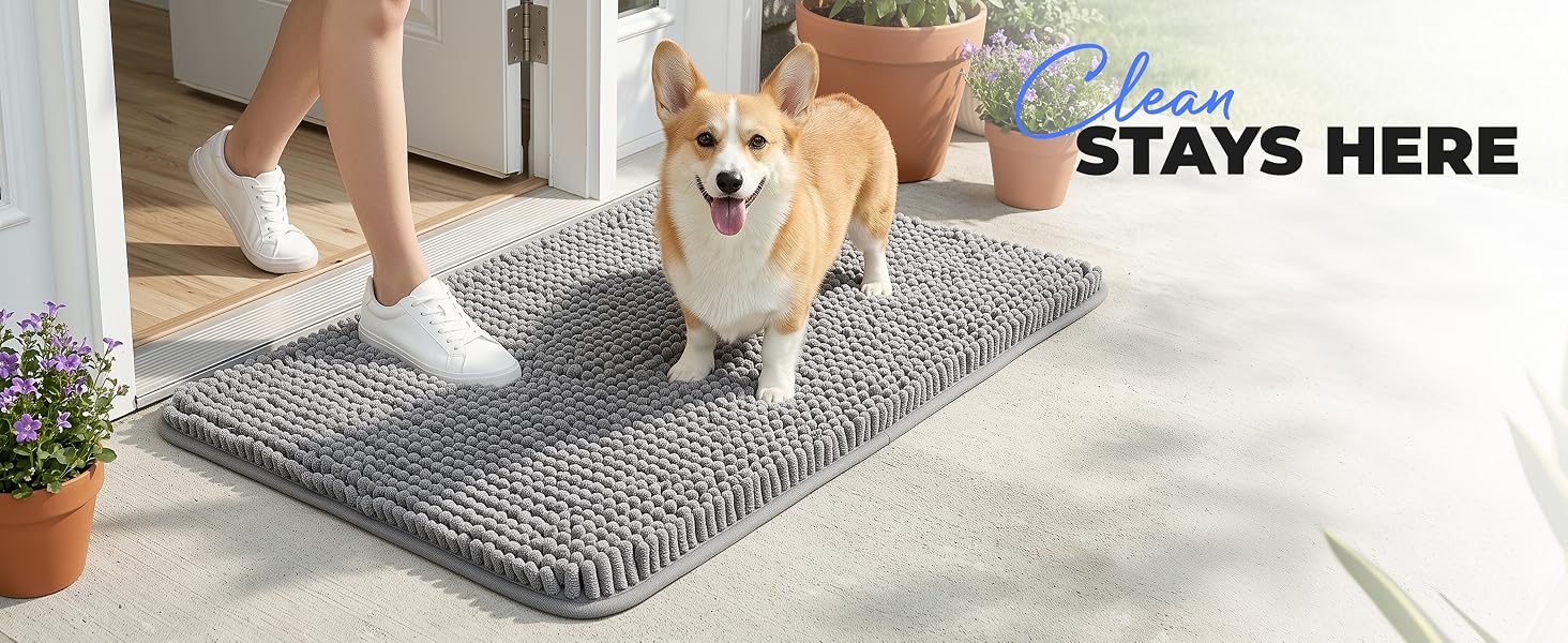 Shaggy Bath Mat Rug For Bathroom Cotton
