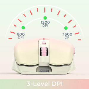 RAPIQUE R110 PinK Bluetooth Mouse DPI