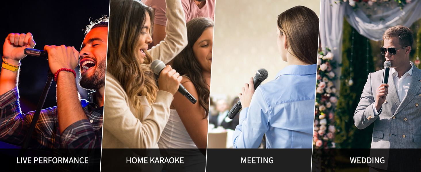 Wireless Microphone Transmitter Receiver