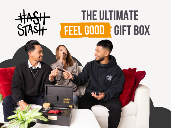 HASHSTASH The OG Storage Box - Large Bamboo Box with Combination Lock