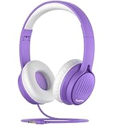 TuneFlux Upgraded Kids Headphones, Wired Toddler Headphones, 85dB Limited Volume On Ear Headphone...