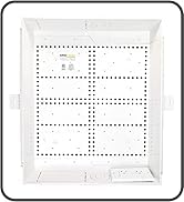 DATA COMM 45-8021-1S In Wall Connected Media Box - Recessed TV Outlet Box with Built-In Duplex Su...