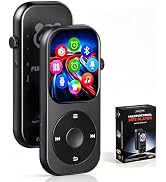 128GB MP3 Player with Bluetooth 5.3, Music Player with Built-in HD Speaker, MP3 Music Player 2.01...