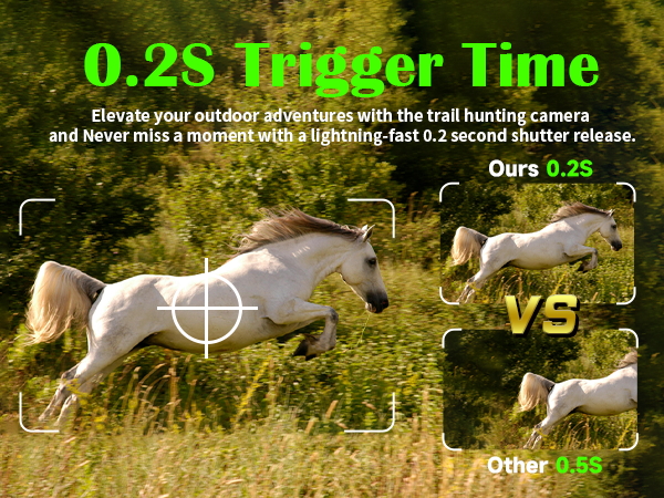 0.2S Trigger Time hunting camera