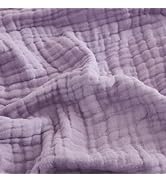 EMME Cotton Throw Blanket for Couch Soft Airy Muslin Bed Blankets Lightweight Breathable Blanket ...