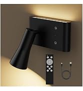 Koopala Battery Operated Wall Sconce, 10000mAh LED Wall Lights with 3 Color Temperatures Dimmable...