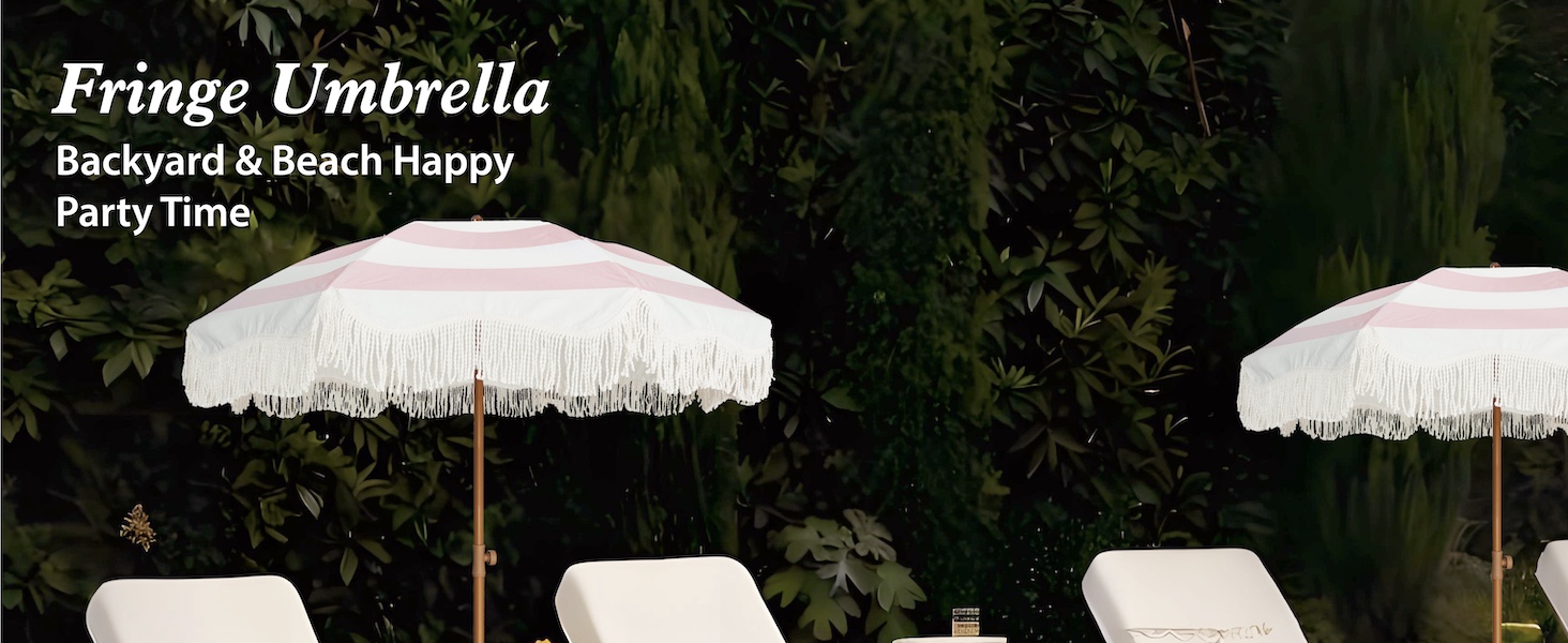 umbrella with fringe