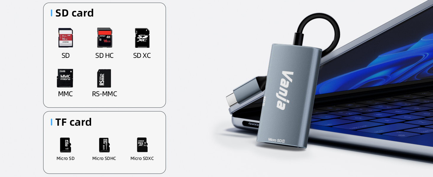 Vanja SD Card to USB Adapter