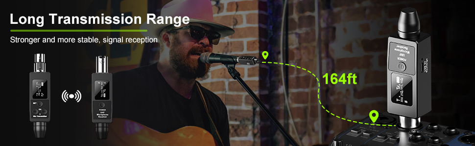 wireless microphone system mic adapter