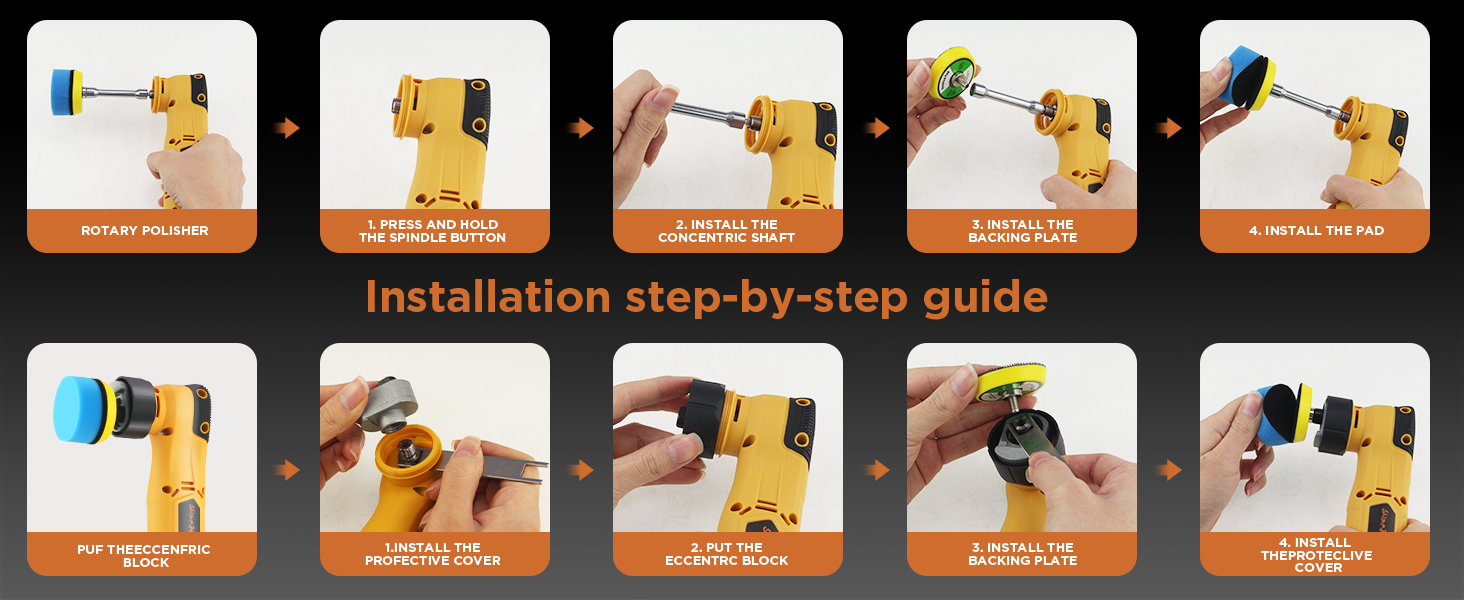 SHINEJACK Professional Car Buffer Polishers