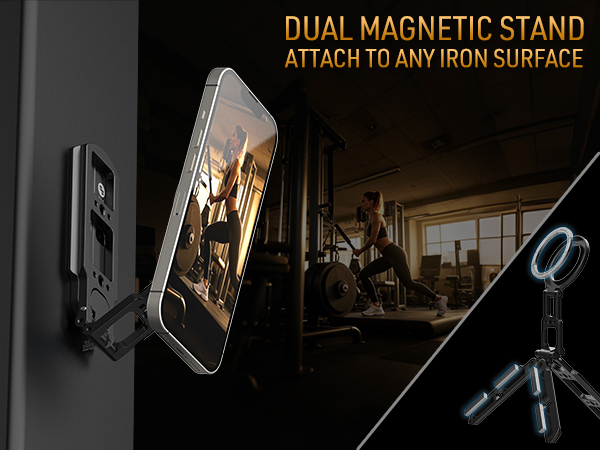 Dual Magnetic Phone Tripod