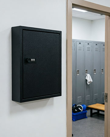 combination key box wall mount