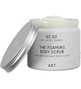 AKT The Foaming Body Scrub 8.4 Fl Oz, Skin Exfoliator, Body Scrub with Rice &amp; Sugar, Papaya &amp; Nou...