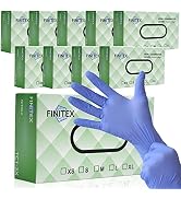 FINITEX Nitrile Disposable Medical Exam Gloves - Ice Blue 3.2 mil Latex-Free Gloves Examination C...