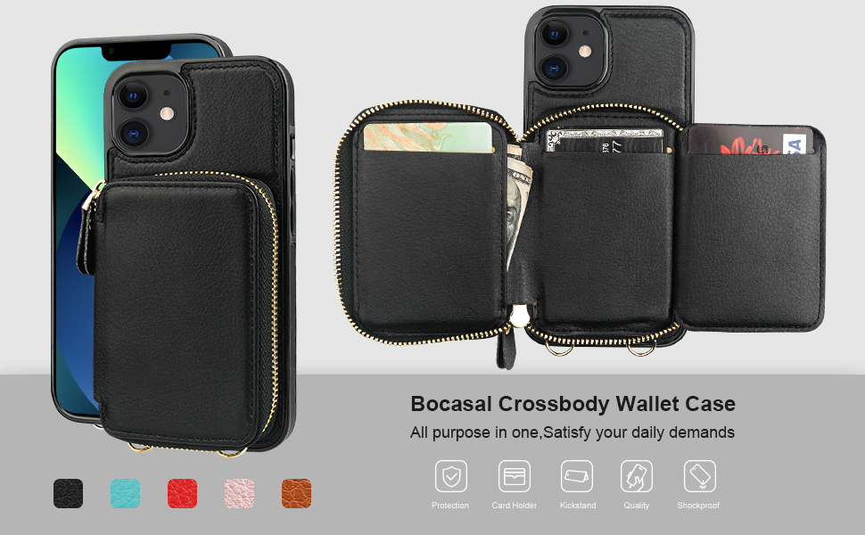 Adjustable Crossbody Wallet Case