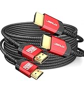 JSAUX 10FT HDMI 2.1 Cable, 8K@60Hz &amp; 4K@120Hz, eARC HDR10 HDCP 2.2/2.3 3D, PS5/PS4/Xbox Series X ...