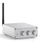 Fosi Audio BT20A-S Bluetooth 5.0 Stereo Audio 2 Channel Amplifier Receiver Mini Hi-Fi Class D Int...