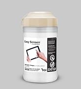Easy Screen Cleaning Wipes - for Electronics, Tablets, Monitors, Phones - Fast-Drying, No Residue...