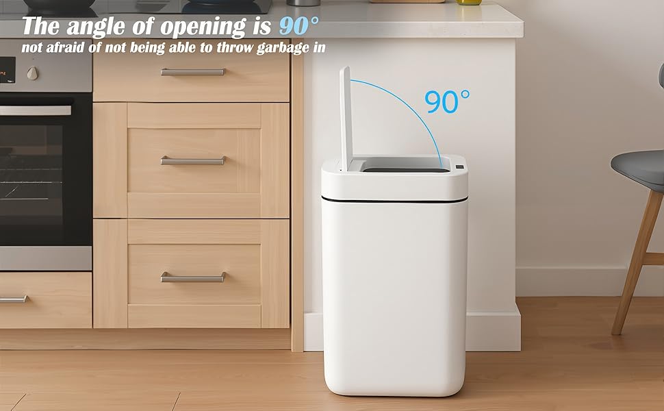 90° Wide Opening – Never Miss a Throw