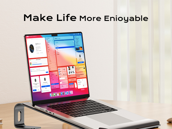 Portable laptop stand for desk,laptop riser for desk,travel laptop stand,laptop holder