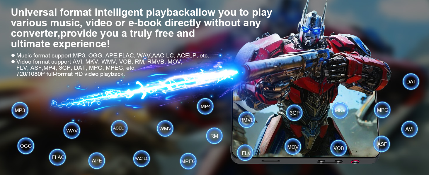 Senpeng music player that supports multiple formats of playback