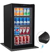 Mini Fridge Silicone Mat - 2 Pack 23.6'' x 23.6'' Refrigerator Floor Protector Mat with Raised Ed...